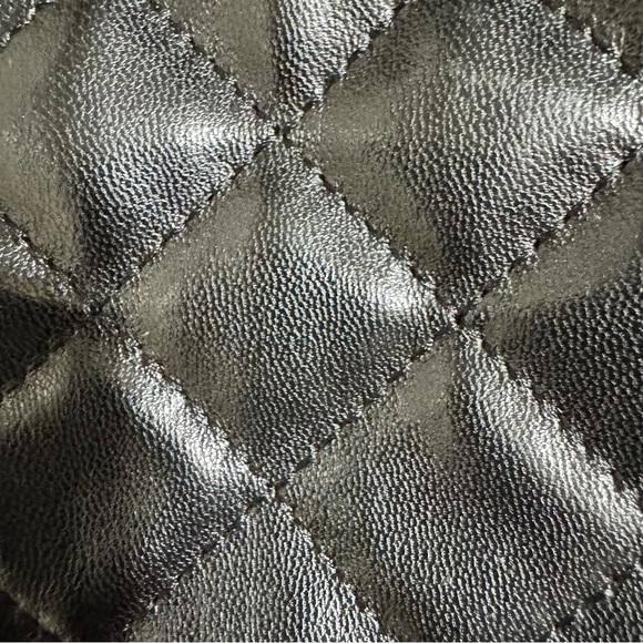 Steve Madden Quilted Cell Phone Crossbody Pouch With A Gold Chain - Picture 4 of 15